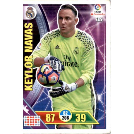 Keylor Navas Real Madrid 217 Adrenalyn XL La Liga 2016-17
