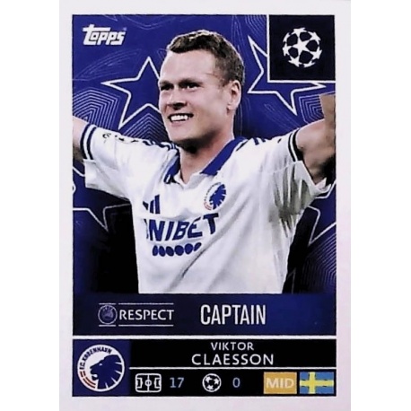 Viktor Claesson Captain Copenhagen 493