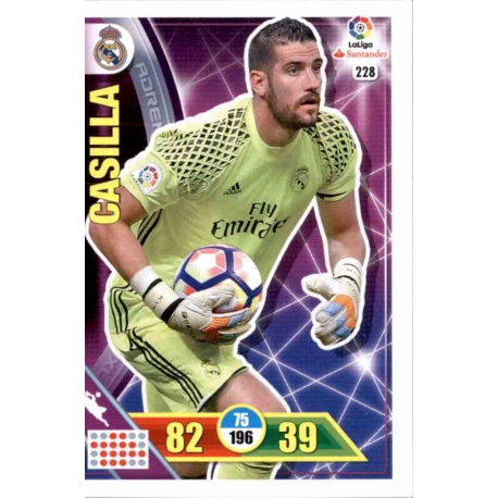 Casilla Real Madrid 228 Adrenalyn XL La Liga 2016-17