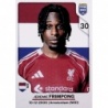 Oferta Online Jeremie Frimpong Liverpool Stickers Fifa 365 2026