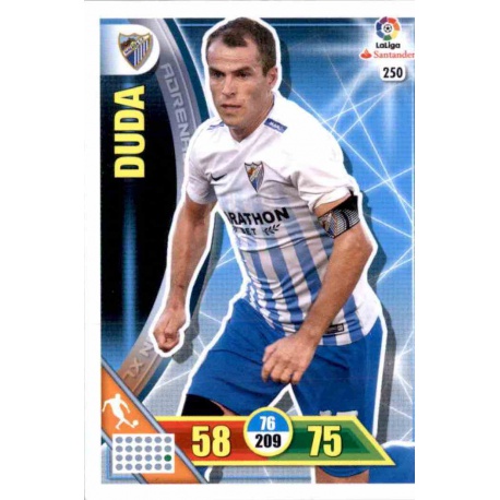 Duda Málaga 250 Adrenalyn XL La Liga 2016-17