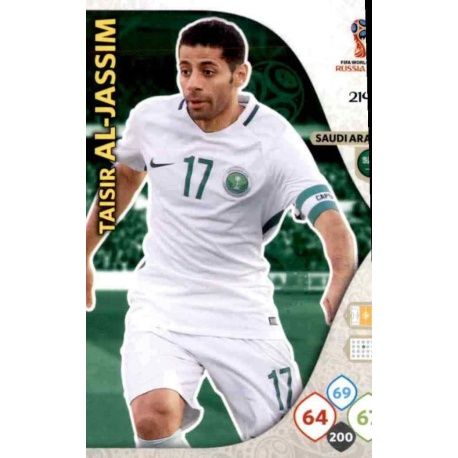 Taisir Al-Jassim Arabia Saudí 214 Adrenalyn XL World Cup 2018 