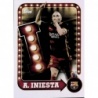 Shop Soccer Cards Andrés Iniesta Name in Lights Topps Barcelona Tin 2025-26