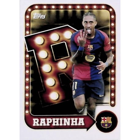 Raphinha Name in Lights Barcelona 24