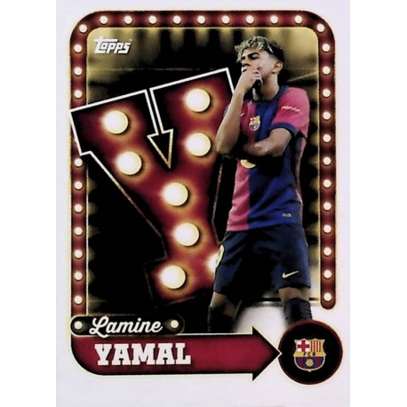 Lamine Yamal Name in Lights Barcelona 25