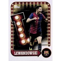 Lewandowski Name in Lights Barcelona 26