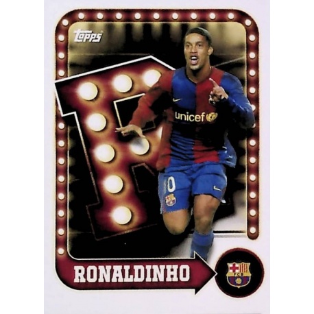 Ronaldinho Name in Lights Barcelona 28