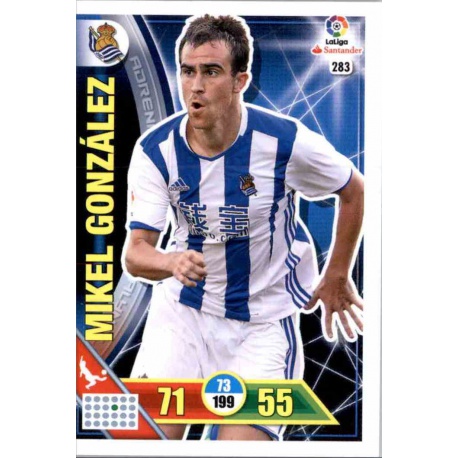 Mikel González Real Sociedad 283 Adrenalyn XL La Liga 2016-17
