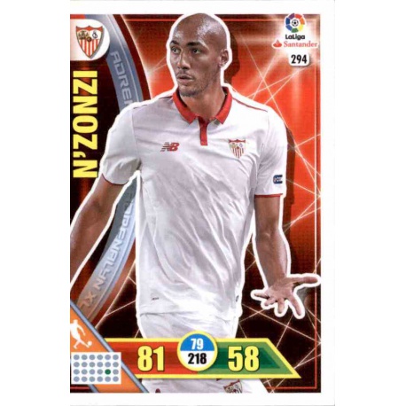 N'Zonzi Sevilla 294 Adrenalyn XL La Liga 2016-17