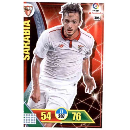 Sarabia Sevilla 306 Adrenalyn XL La Liga 2016-17