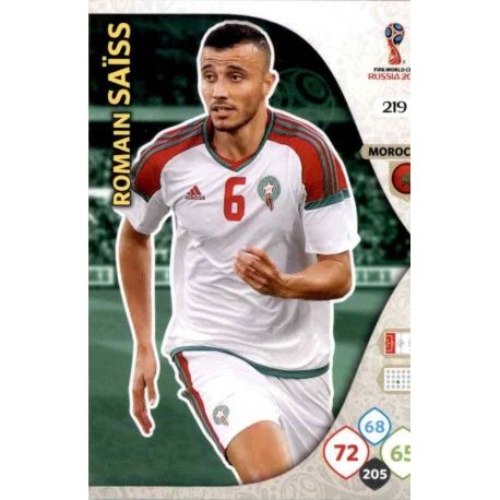 Romain Saiss Marruecos 219 Adrenalyn XL Russia 2018 