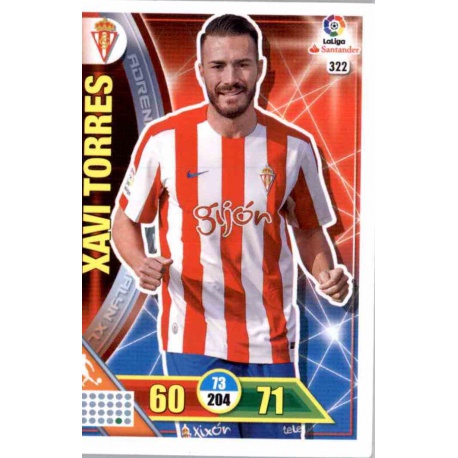 Xavi Torres Sporting 322 Adrenalyn XL La Liga 2016-17