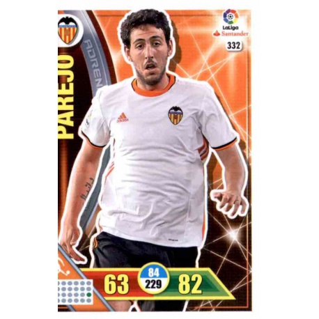 Parejo Valencia 332 Adrenalyn XL La Liga 2016-17