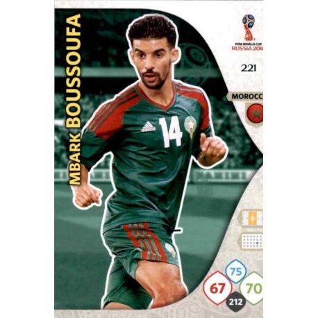 Mbark Noussoufa Marruecos 221 Adrenalyn XL World Cup 2018 