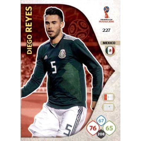 Diego Reyes Méjico 227 Adrenalyn XL Russia 2018 