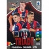 New Arrivals Ferguson - Dallinga - Vitík Triade Bolonia Panini Calciatori cards 2025-26