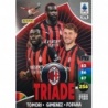 Official Cards Tomori-Gimenez-Fofana Triade AC Milan cards Adrenalyn XL Calciatori 2025-26