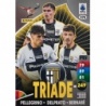 Discover the best deals Pellegrino-Delprato-Bernabé Triade Parma cards Adrenalyn XL Calciatori 2025-26
