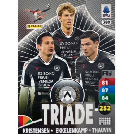 Kristensen-Ekkelenkamp-Thauvin Triade Udinese 380