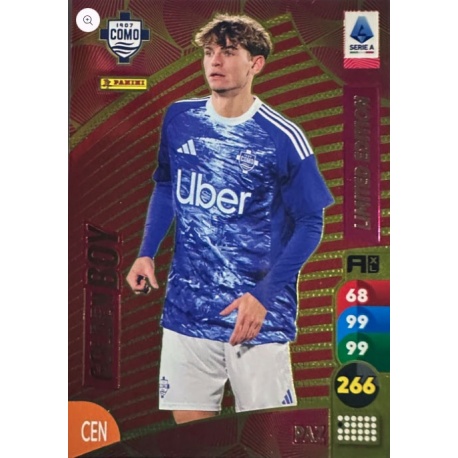 Nico Paz Golden Boy Limited Edition Como