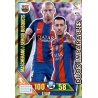 Mascherano / Sergio Busquets - Barcelona Dúos Imparables 435 Adrenalyn XL La Liga 2016-17