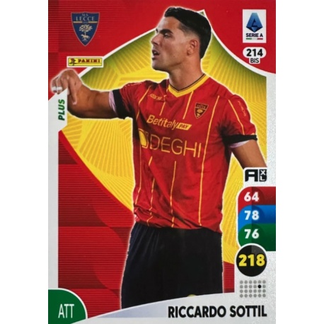 Riccardo Sottil Plus Lecce 214 Bis