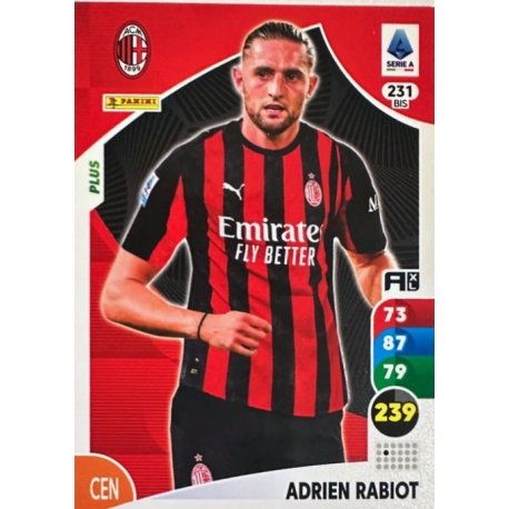 Adrien Rabiot Plus Milan 231 Bis