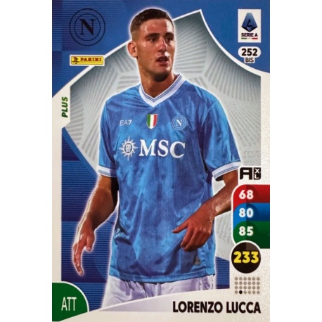 Lorenzo Lucca Plus Napoli 252 Bis