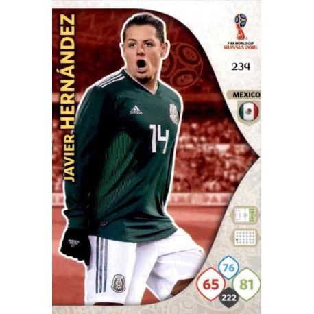 Javier Hernández Méjico 234 Adrenalyn XL World Cup 2018 