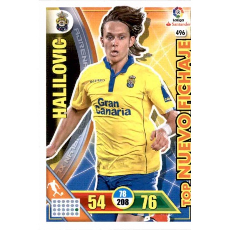 Halilovic Top Nuevo Fichaje 496 Adrenalyn XL La Liga 2016-17
