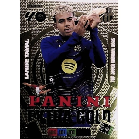 Lamine Yamal Panini Extra Gold Barcelona