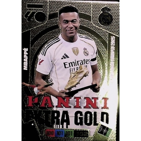 Mbappé Panini Extra Gold Real Madrid