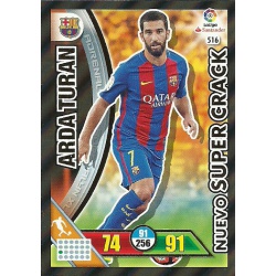 Arda Turan Nuevo Super Crack 516 Adrenalyn XL La Liga 2016-17