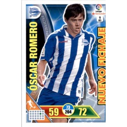 Óscar Romero Nuevo Fichaje 009 bis Adrenalyn XL La Liga 2016-17