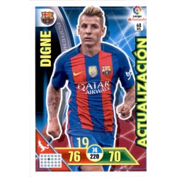 Digne Actualización 068 bis Adrenalyn XL La Liga 2016-17