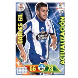 Carles Gil Actualización 117 bis Adrenalyn XL La Liga 2016-17