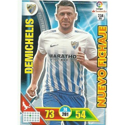 Demichelis Nuevo Fichaje 238 bis Adrenalyn XL La Liga 2016-17