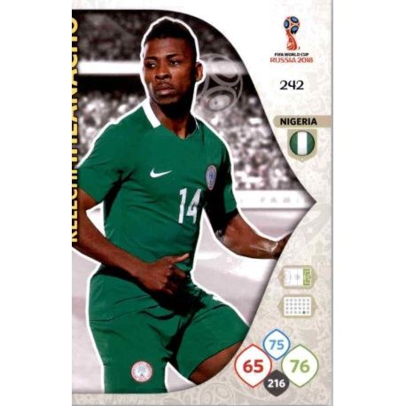 Kelechi Iheanacho Nigeria 242 Adrenalyn XL World Cup 2018 