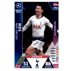 Heung-Min Son Tottenham Hotspur OD22 Match Attax On Demand