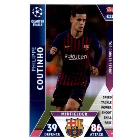 Philippe Coutinho Barcelona OD26 Match Attax On Demand