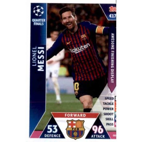 Lionel Messi Barcelona OD27 Match Attax On Demand
