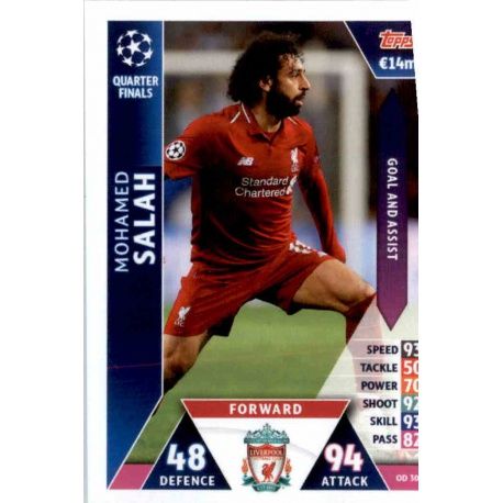 Mohamed Salah Liverpool OD30 Match Attax On Demand