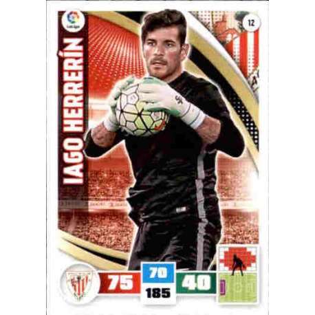 Iago Herrerín Athletic Club 12 Adrenalyn XL La Liga 2015-16