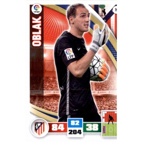 Oblak Atlético Madrid 19 Adrenalyn XL La Liga 2015-16