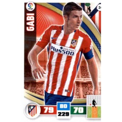 Gabi Atlético Madrid 24 Adrenalyn XL La Liga 2015-16