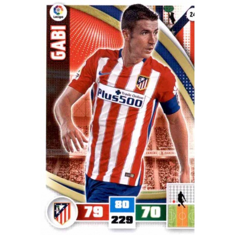 Gabi Atlético Madrid 24 Adrenalyn XL La Liga 2015-16