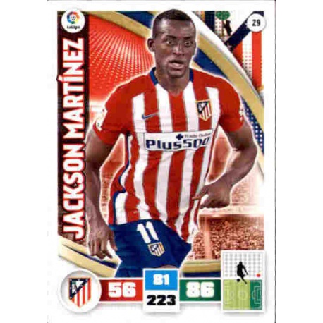 Jackson Martínez Atlético Madrid 29 Adrenalyn XL La Liga 2015-16