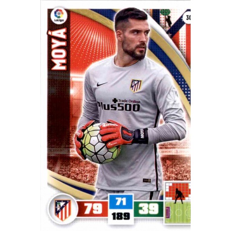 Moya Atlético Madrid 30 Adrenalyn XL La Liga 2015-16
