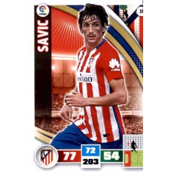 Savic Atlético Madrid 31 Adrenalyn XL La Liga 2015-16