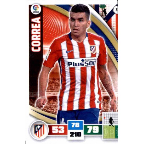 Correa Atlético Madrid 35 Adrenalyn XL La Liga 2015-16